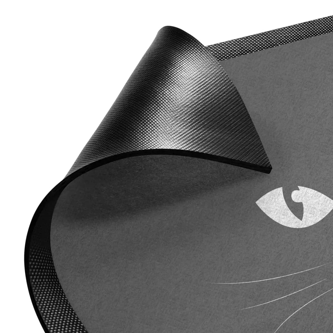 Fußmatte Katzenaugen | Grau