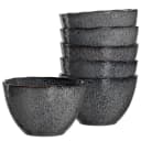 Keramikschale 6er-Set Ø 15cm Schwarz/Anthrazit | Schwarz