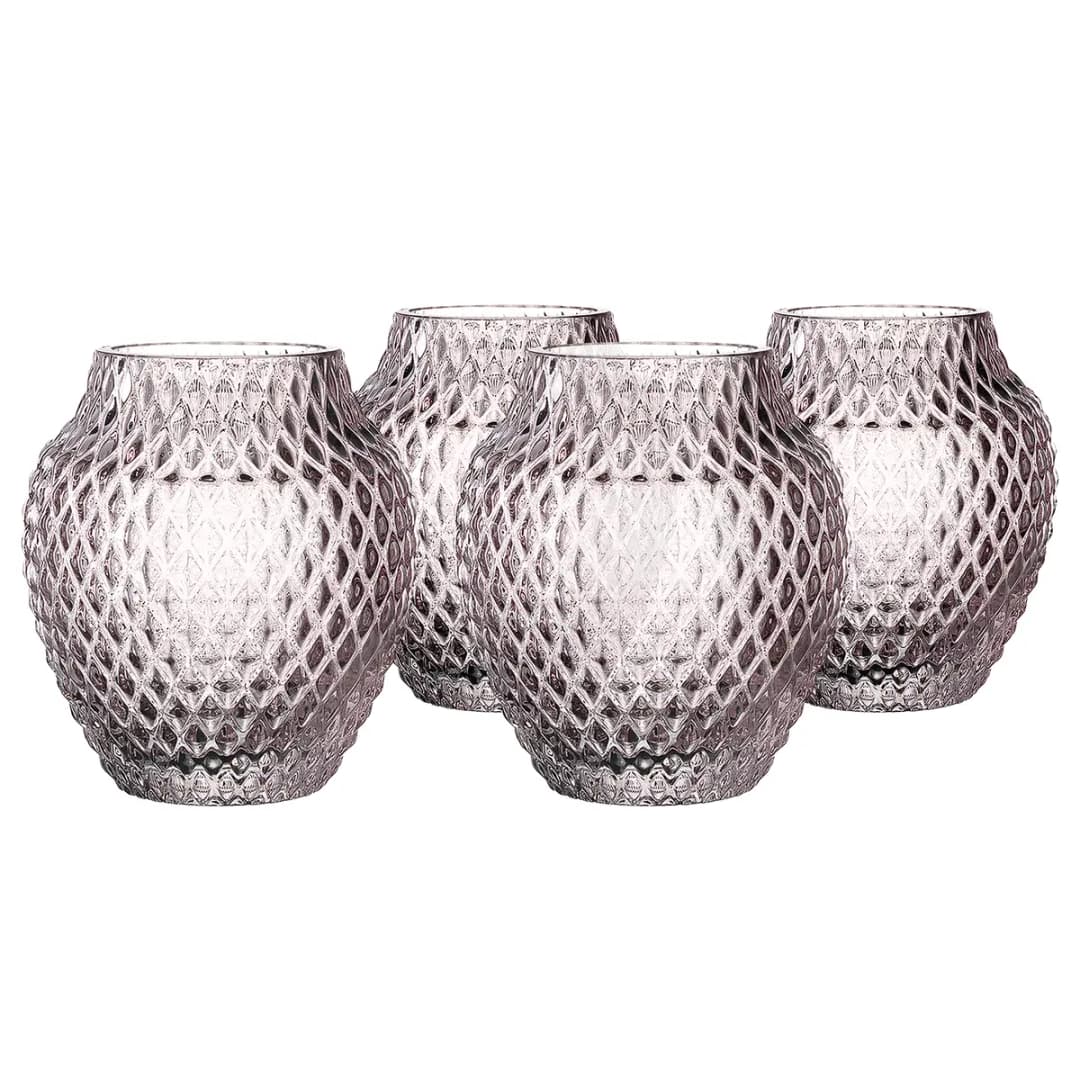 Tischvase POESIA 4er-Set | Mehrfarbig