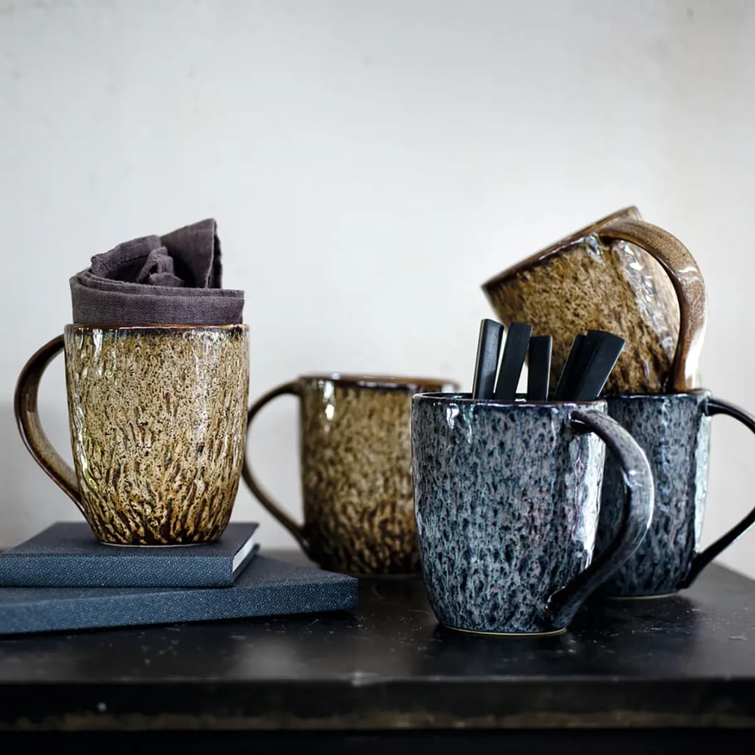Keramiktasse 6er-Set | Blau