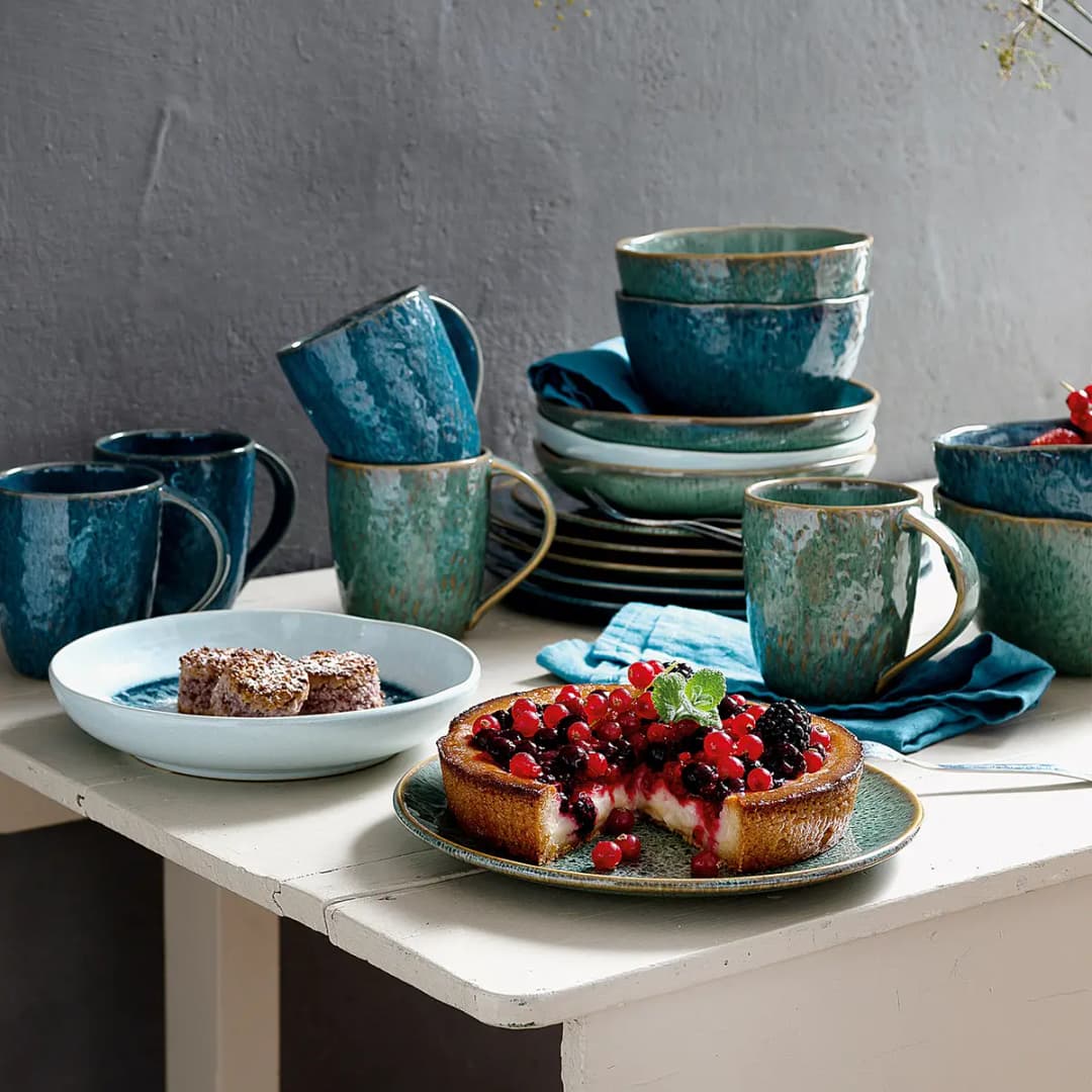Keramiktasse 6er-Set | Blau