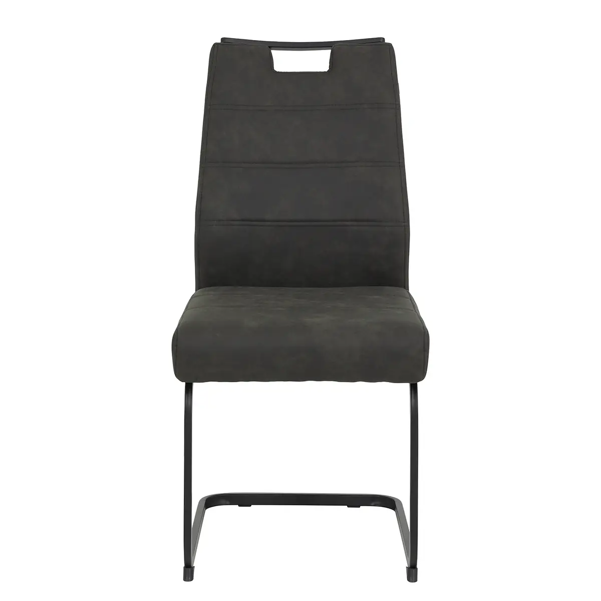 Freischwinger Vihti Stuhl | Grau