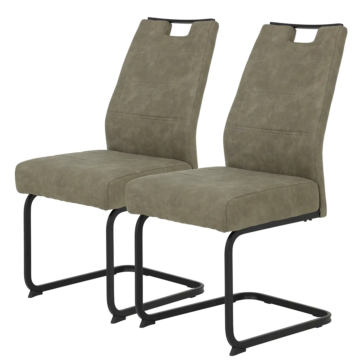 Freischwinger Vihti Stuhl | Braun