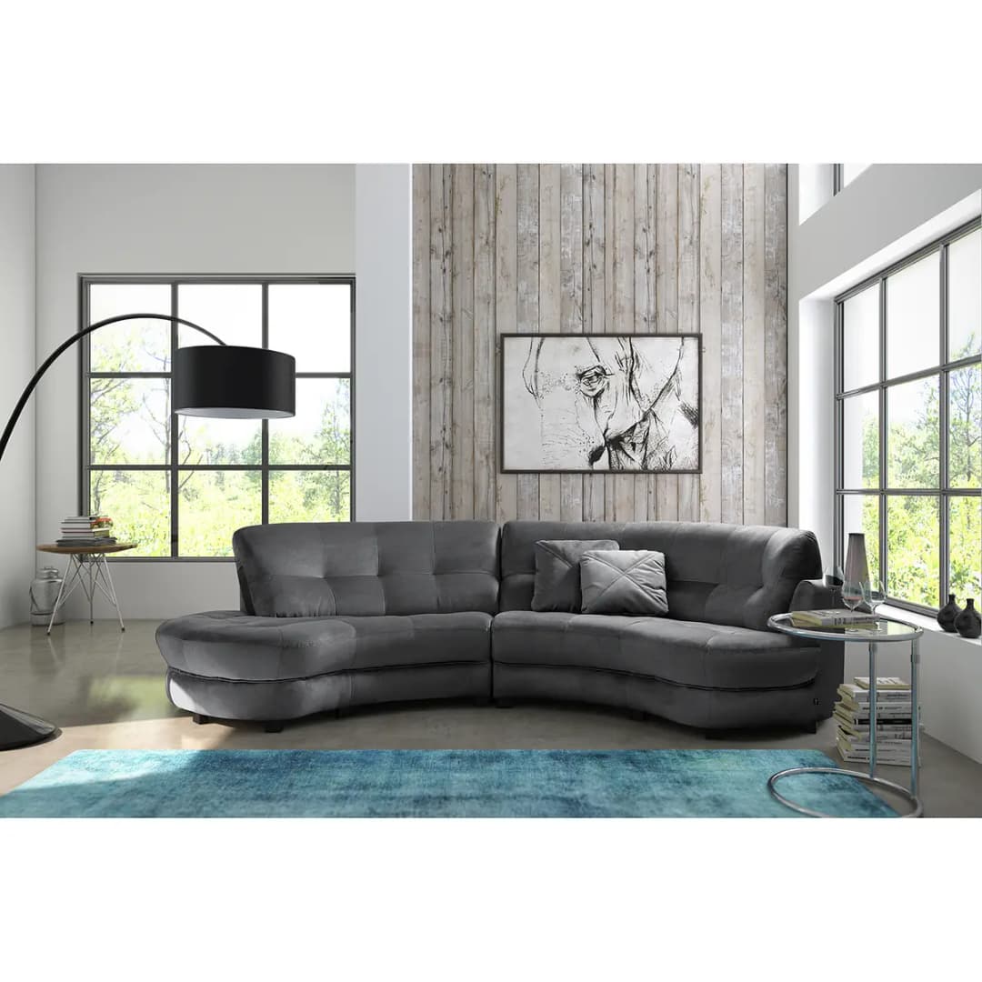Ecksofa Komula | Blau