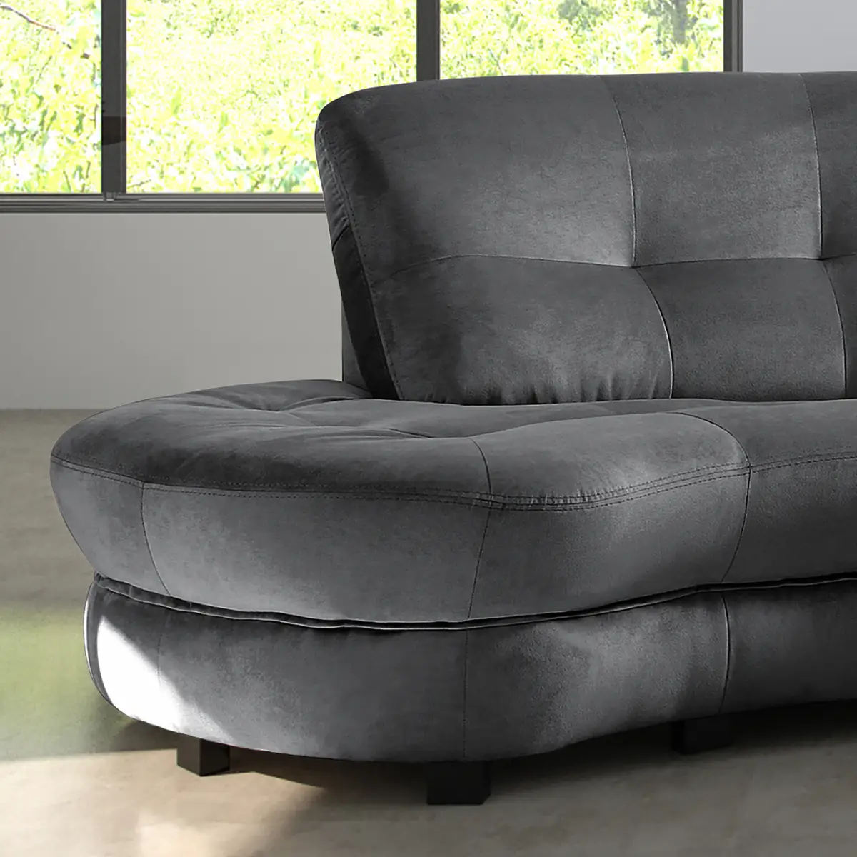 Ecksofa Komula | Blau