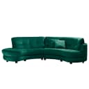 Ecksofa Komula | Grün