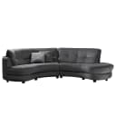 Ecksofa Komula | Blau