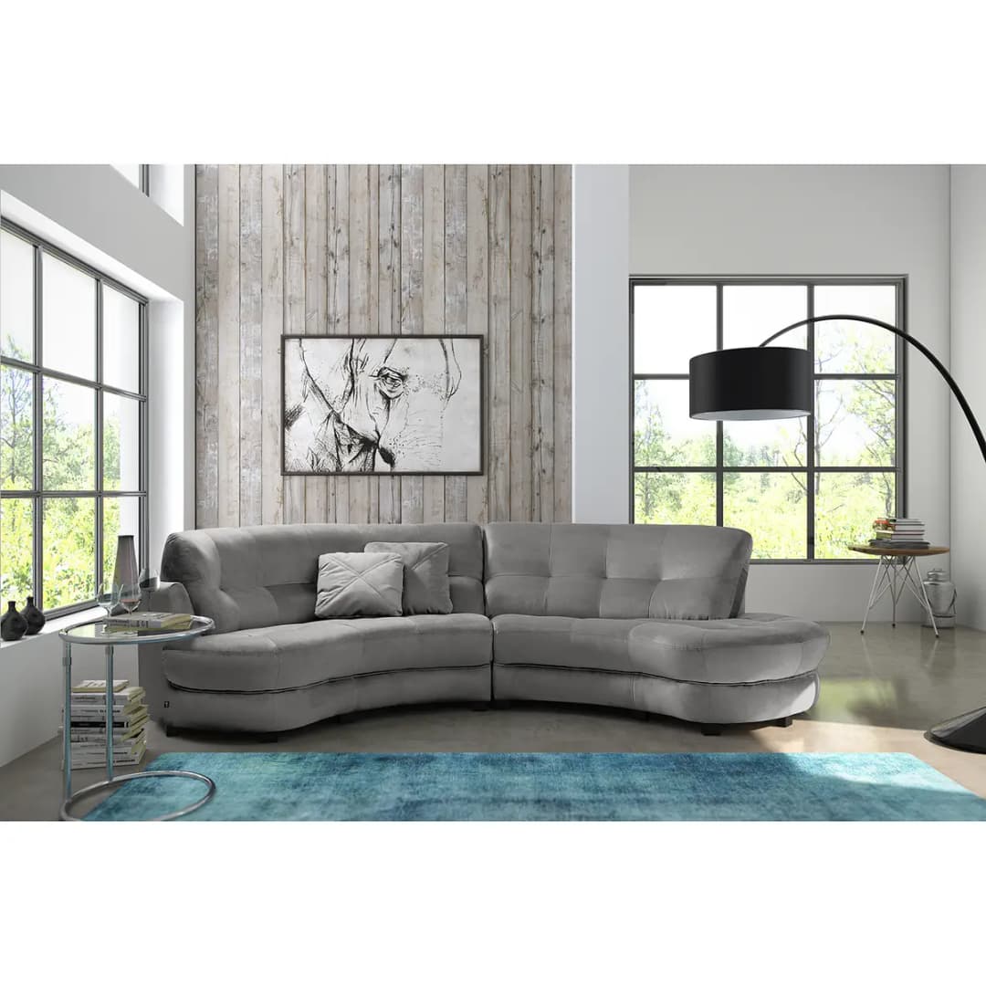 Ecksofa Komula | Grau