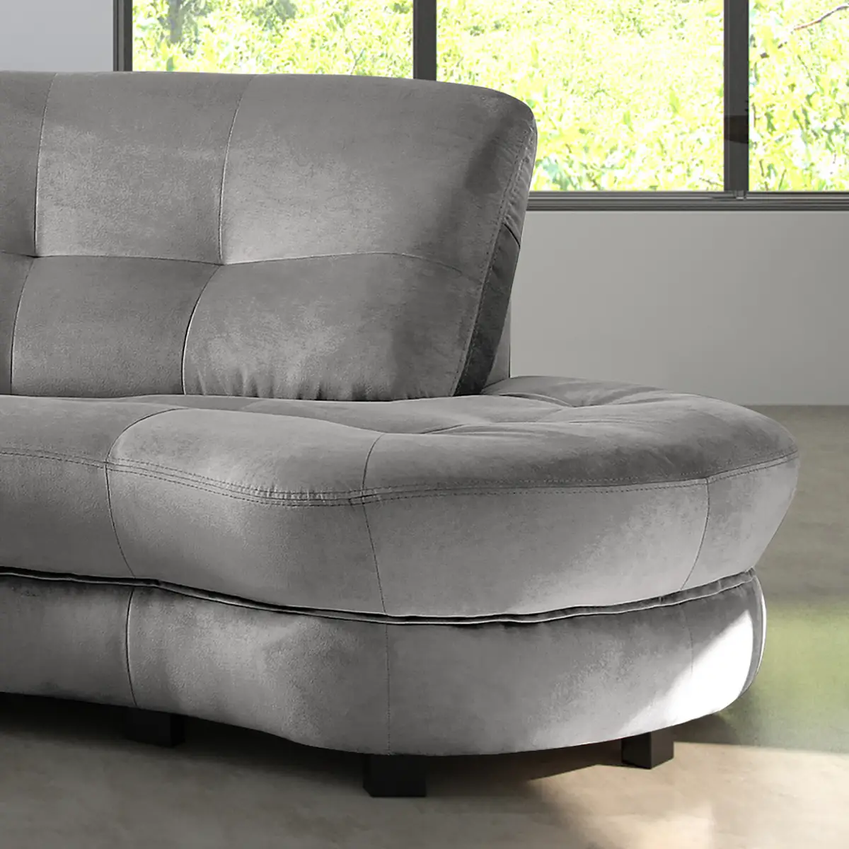 Ecksofa Komula | Grau