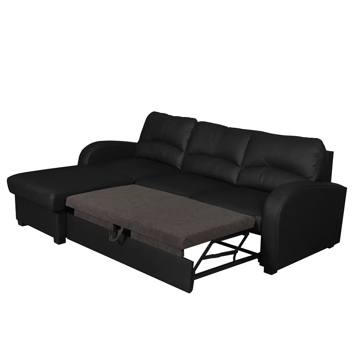 Ecksofa Nilsia | Schwarz