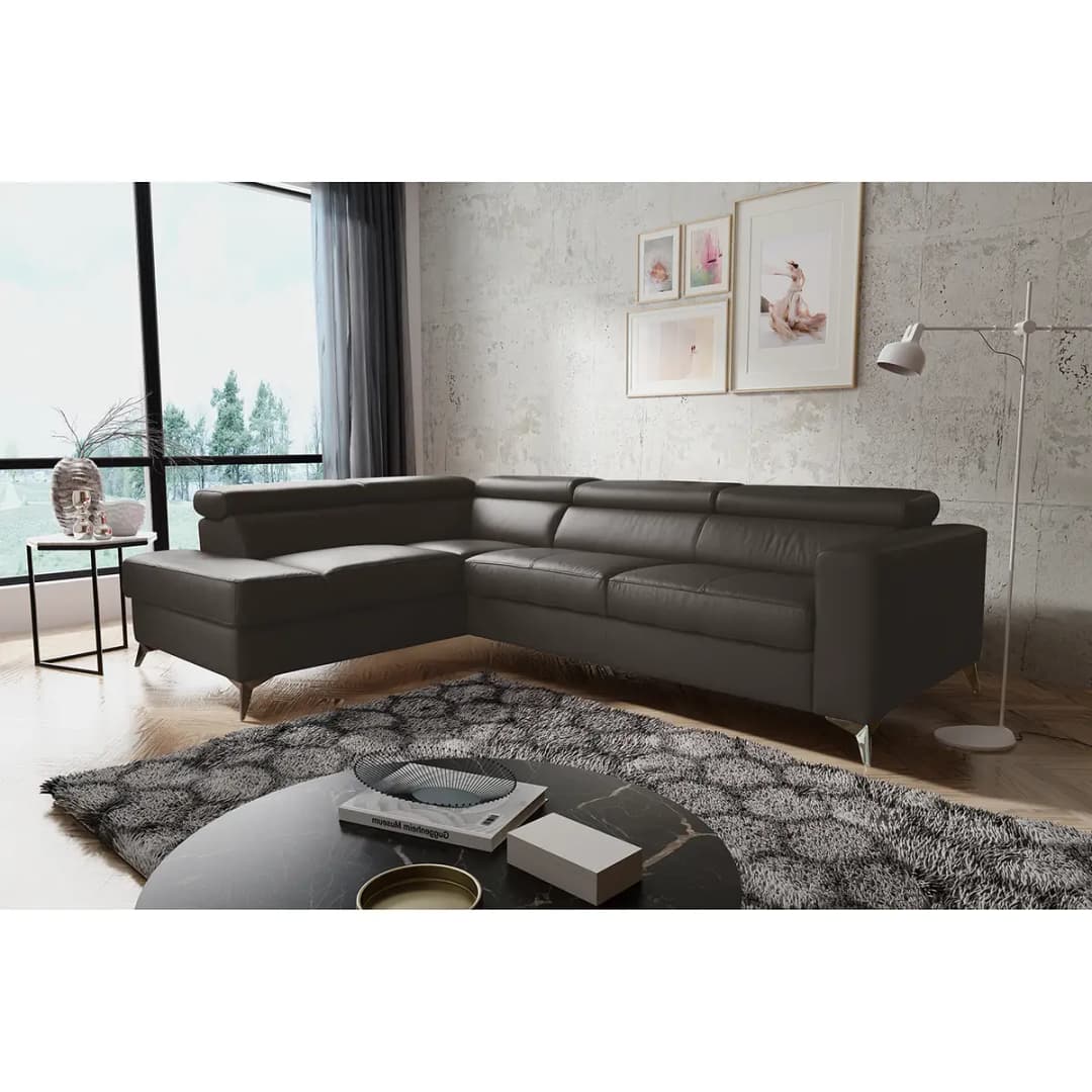 Ecksofa Adamo | Braun
