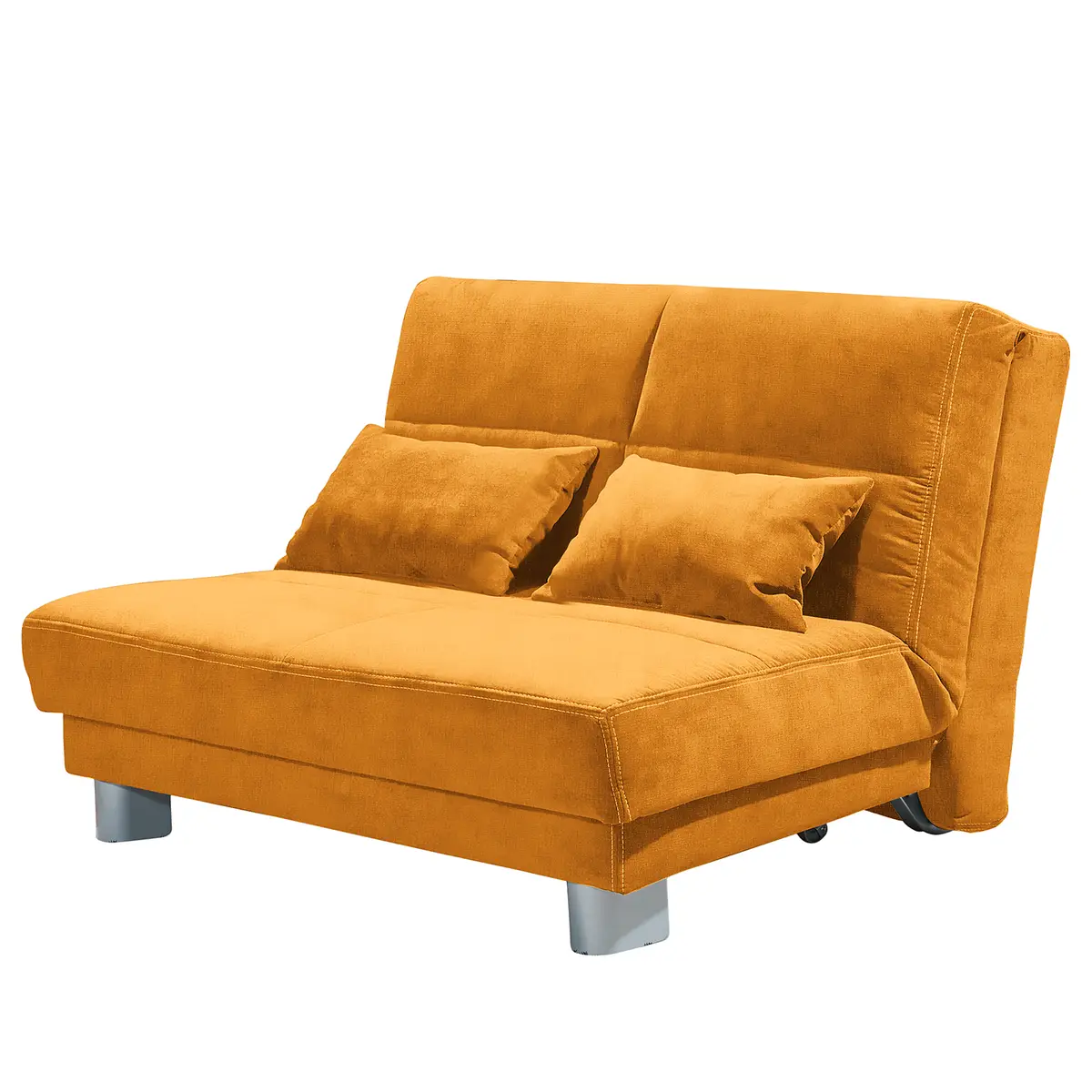 Schlafsofa Rakir Orange Microfaser Enza 120cm Skandi | Orange