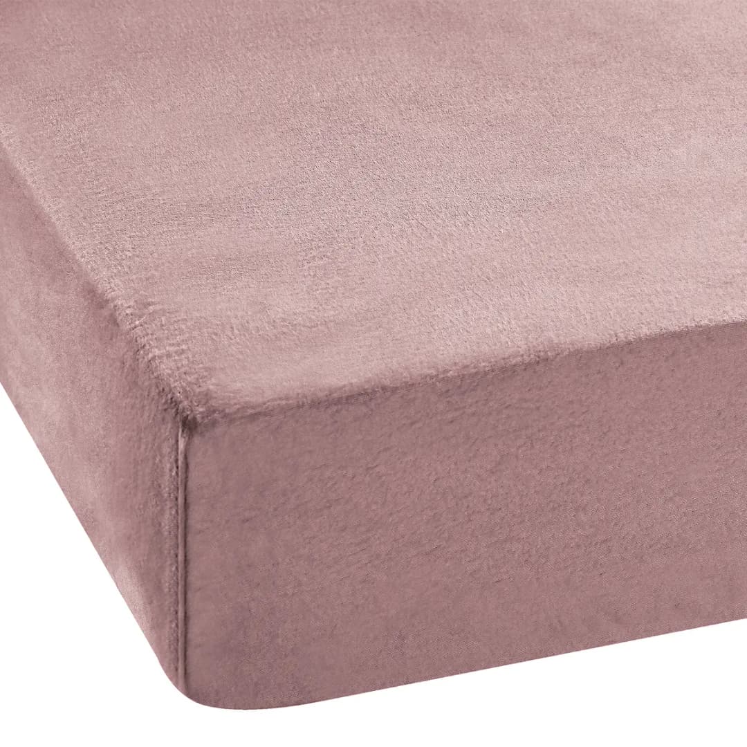 Feinbiber Spannbettlaken Vindum | Rosa