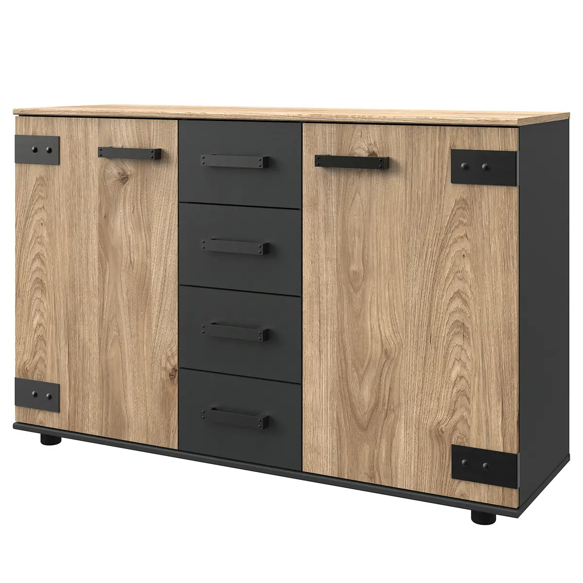 Kombikommode Malmoe | Braun