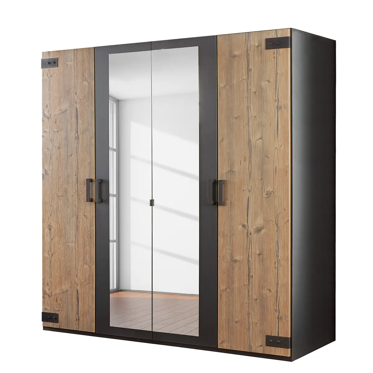 Schlafzimmer-Set I 4-teilig | Braun