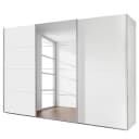 Schwebetürenschrank 270cm Weiß/Weiß | Weiß