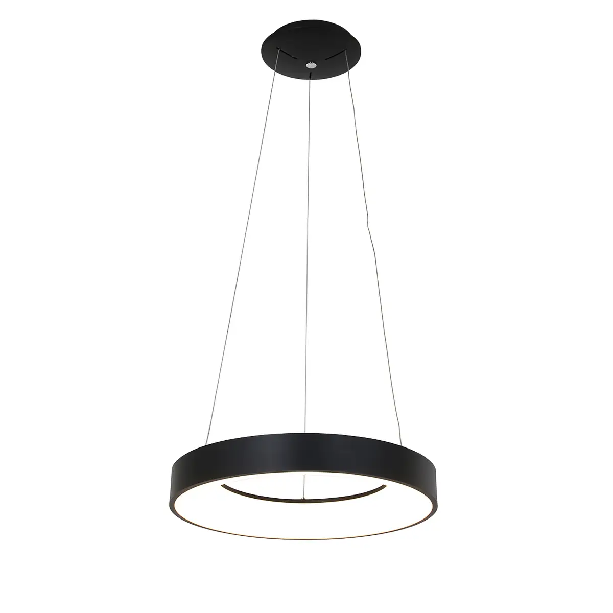 LED-Pendelleuchte Ringlede | Schwarz