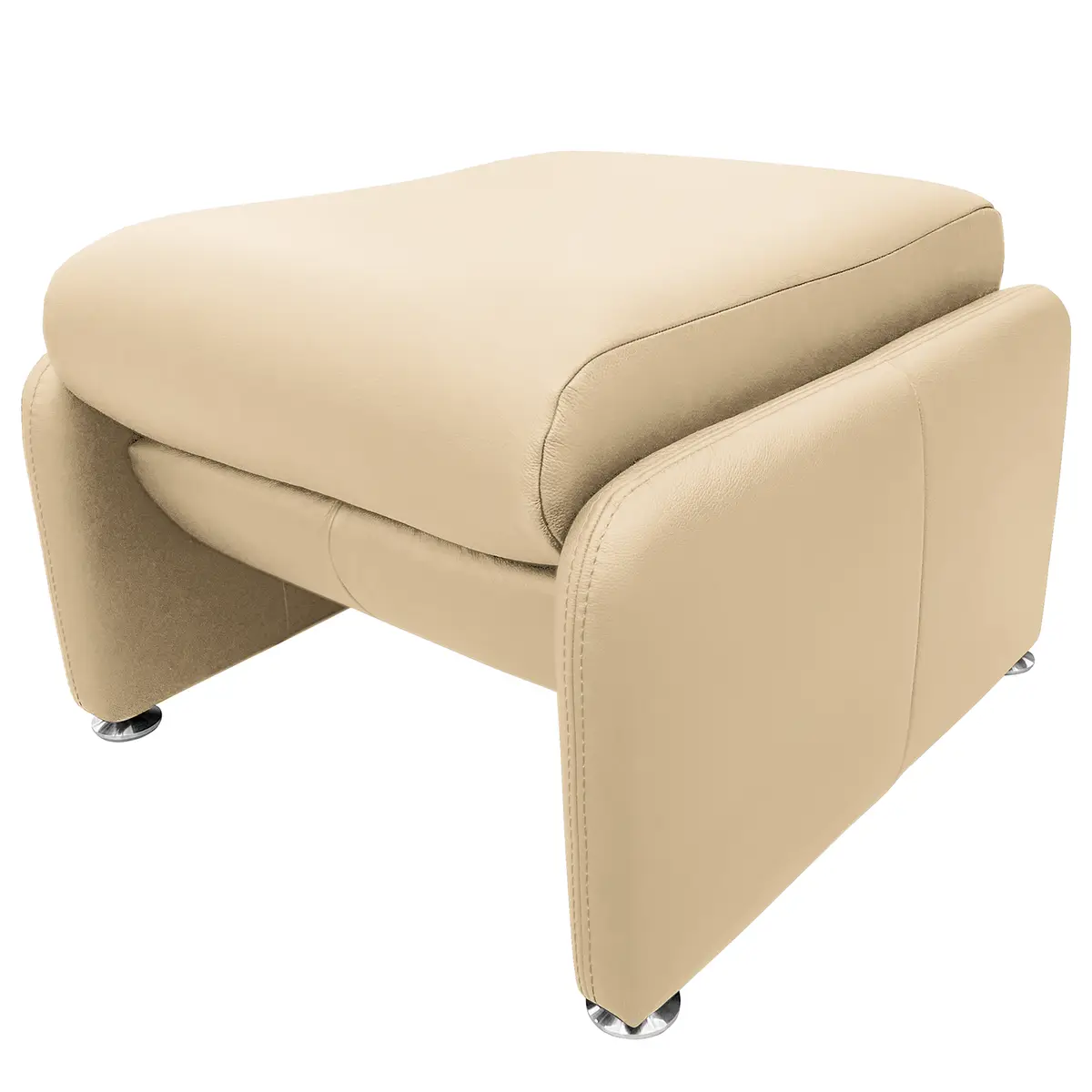 Polsterhocker Mabel | Beige