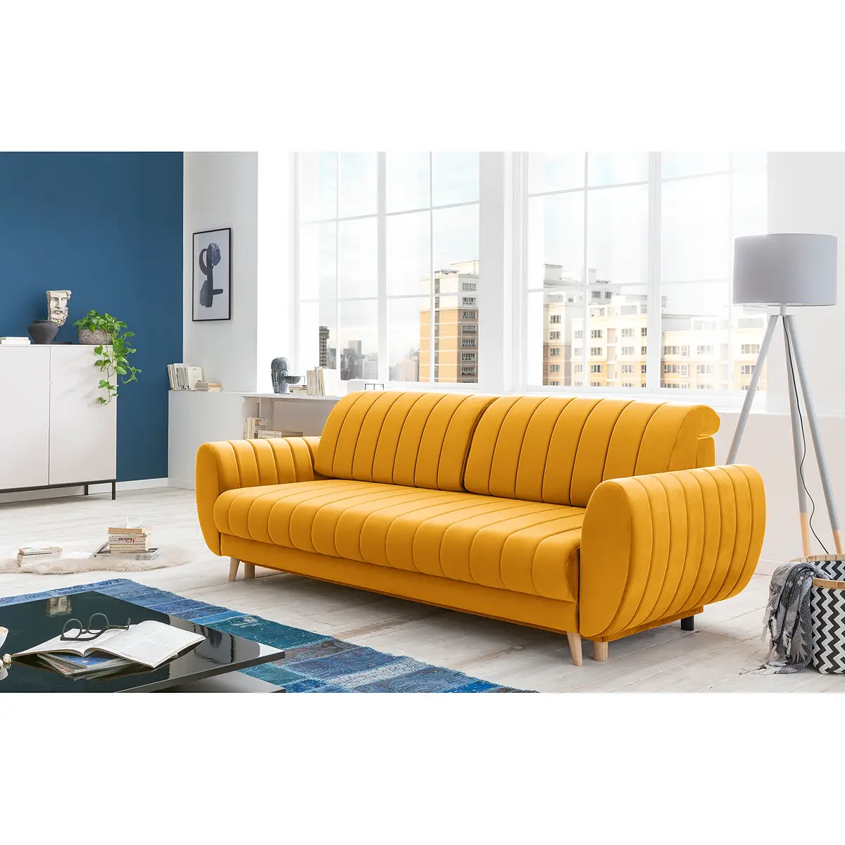 Schlafsofa Cachi | Gelb