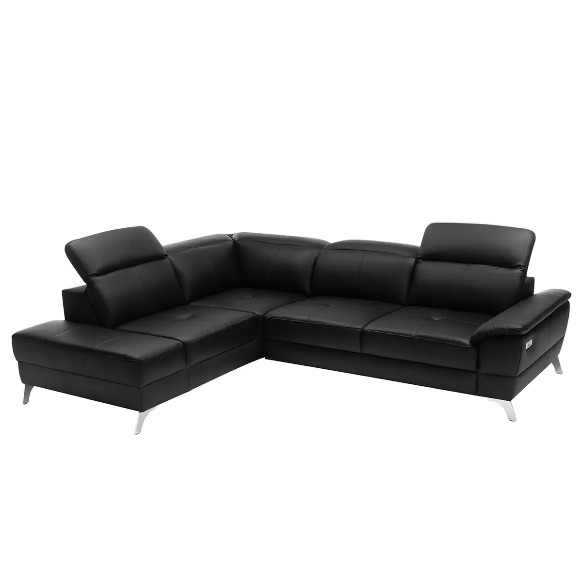 Ecksofa Bussy | Schwarz