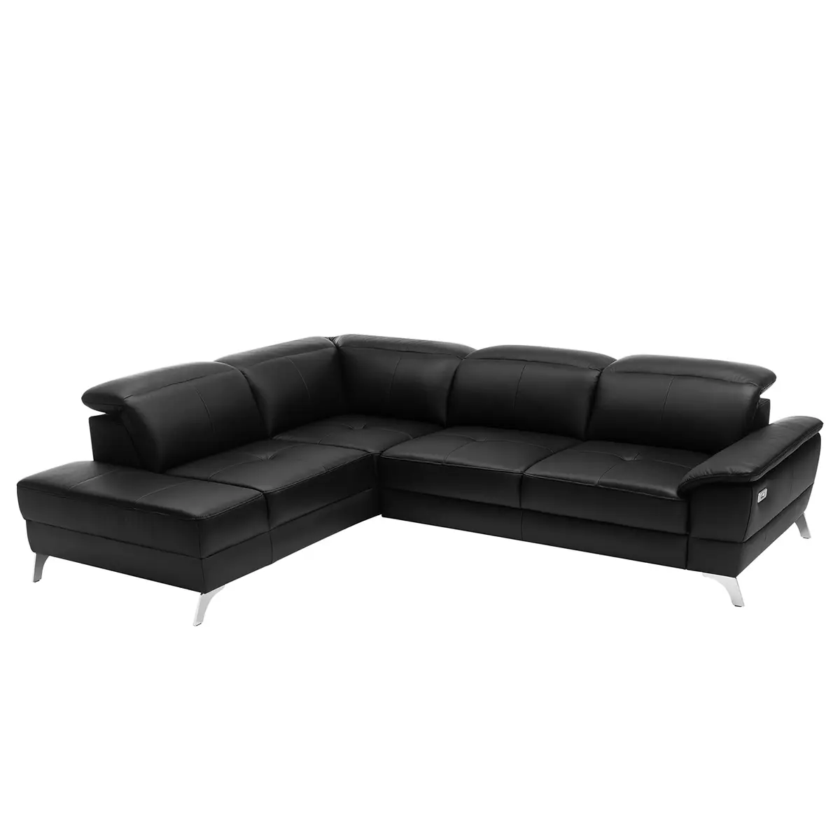 Ecksofa Bussy | Schwarz
