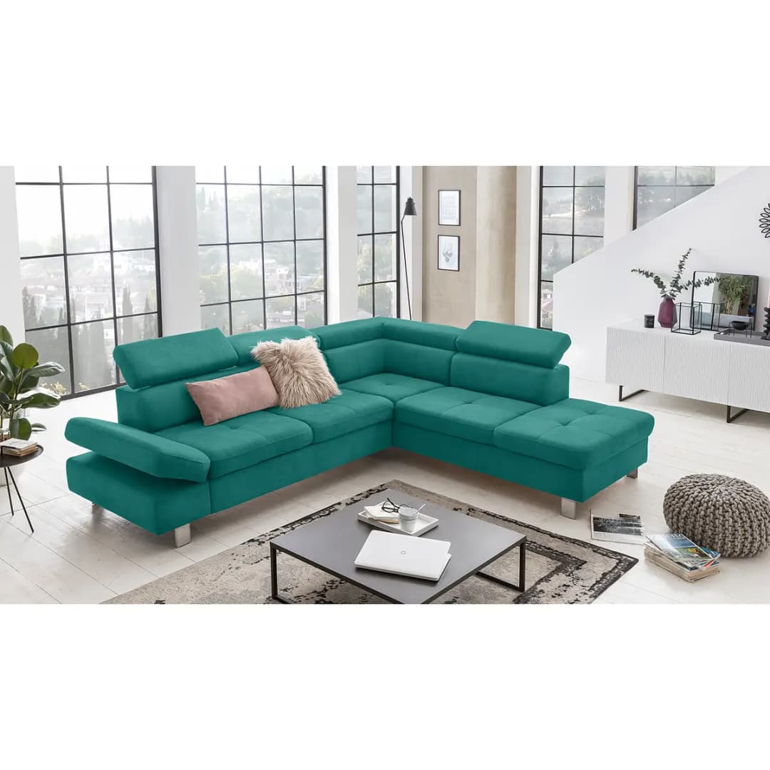 Ecksofa Calau | Türkis