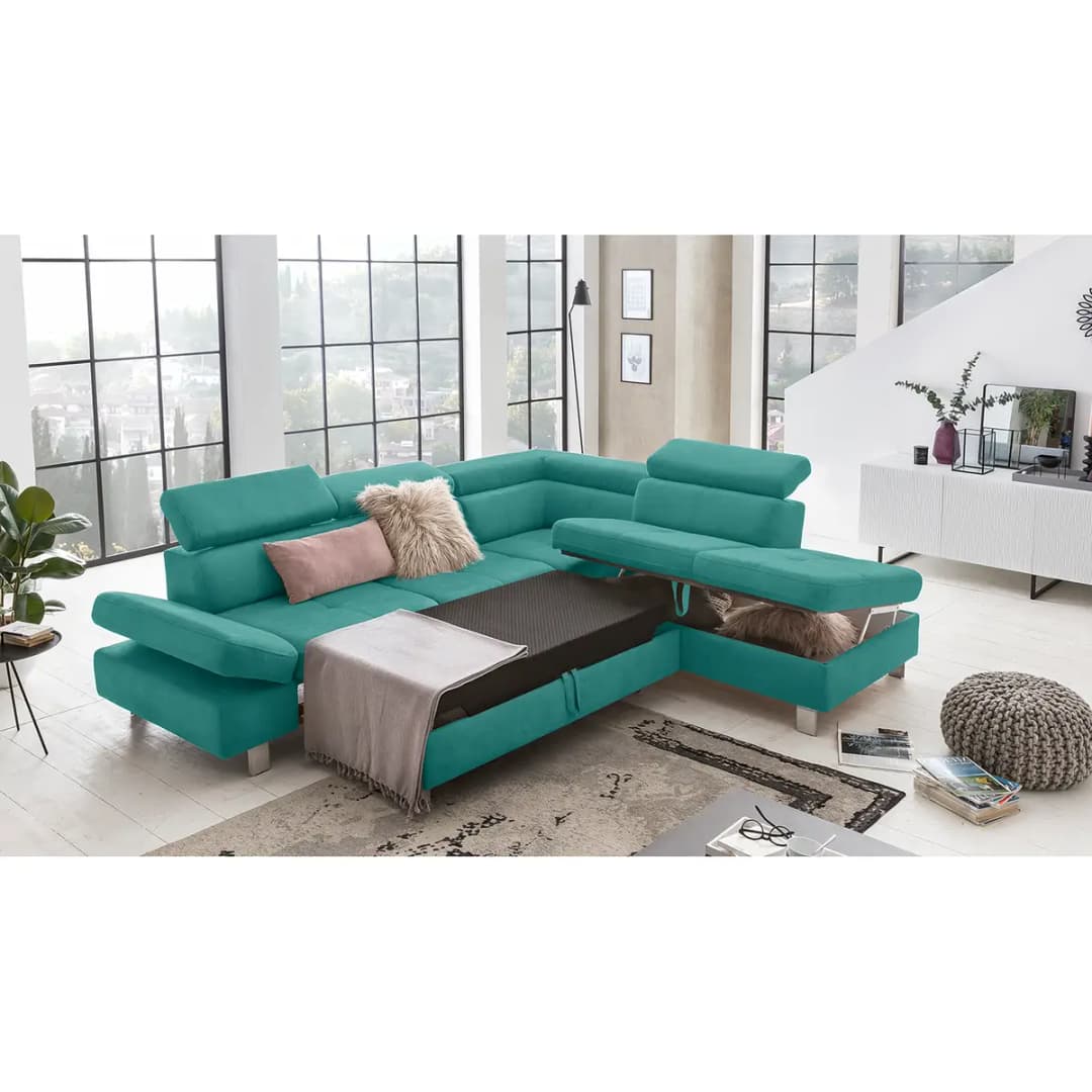 Ecksofa Calau | Türkis