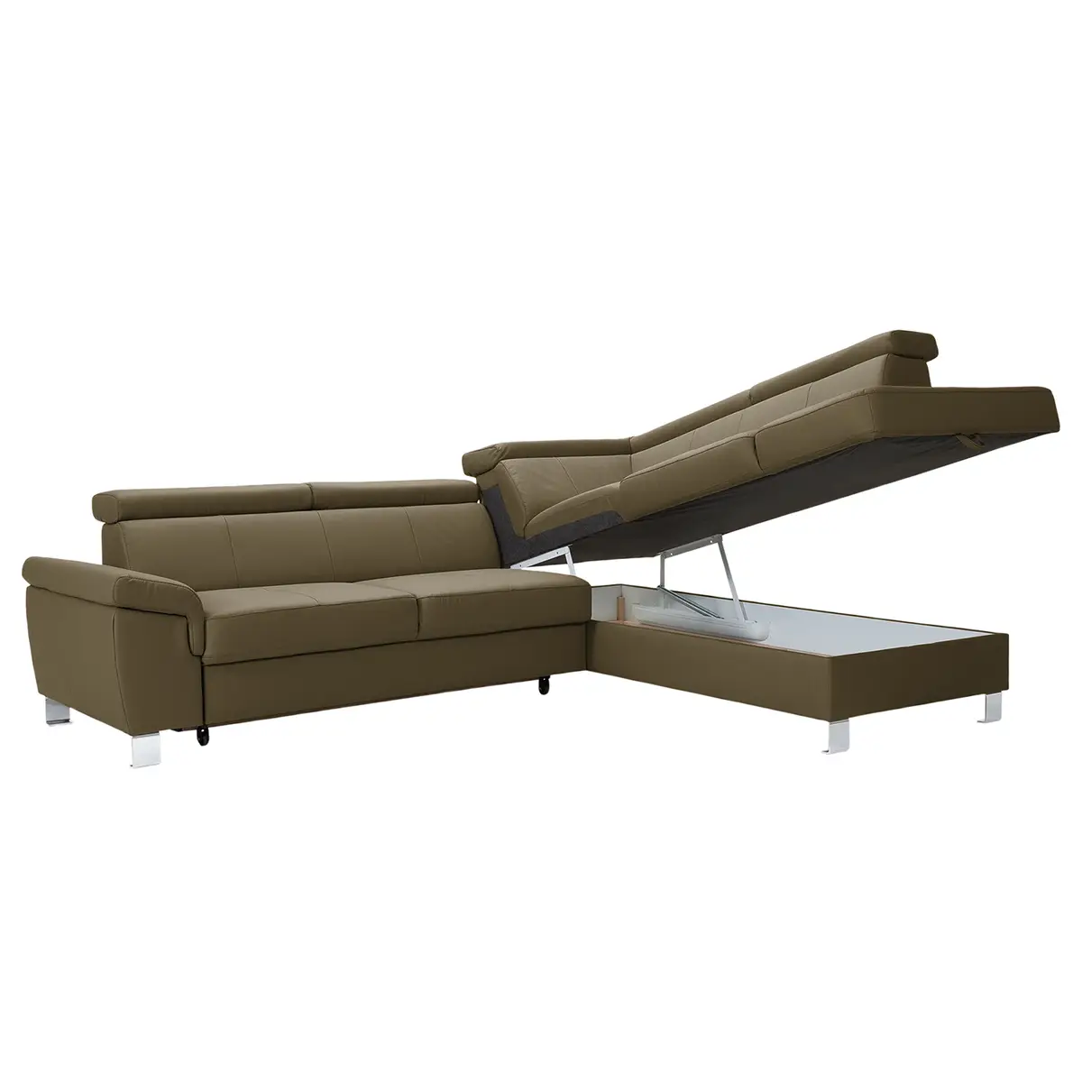 Ecksofa Busene | Grün