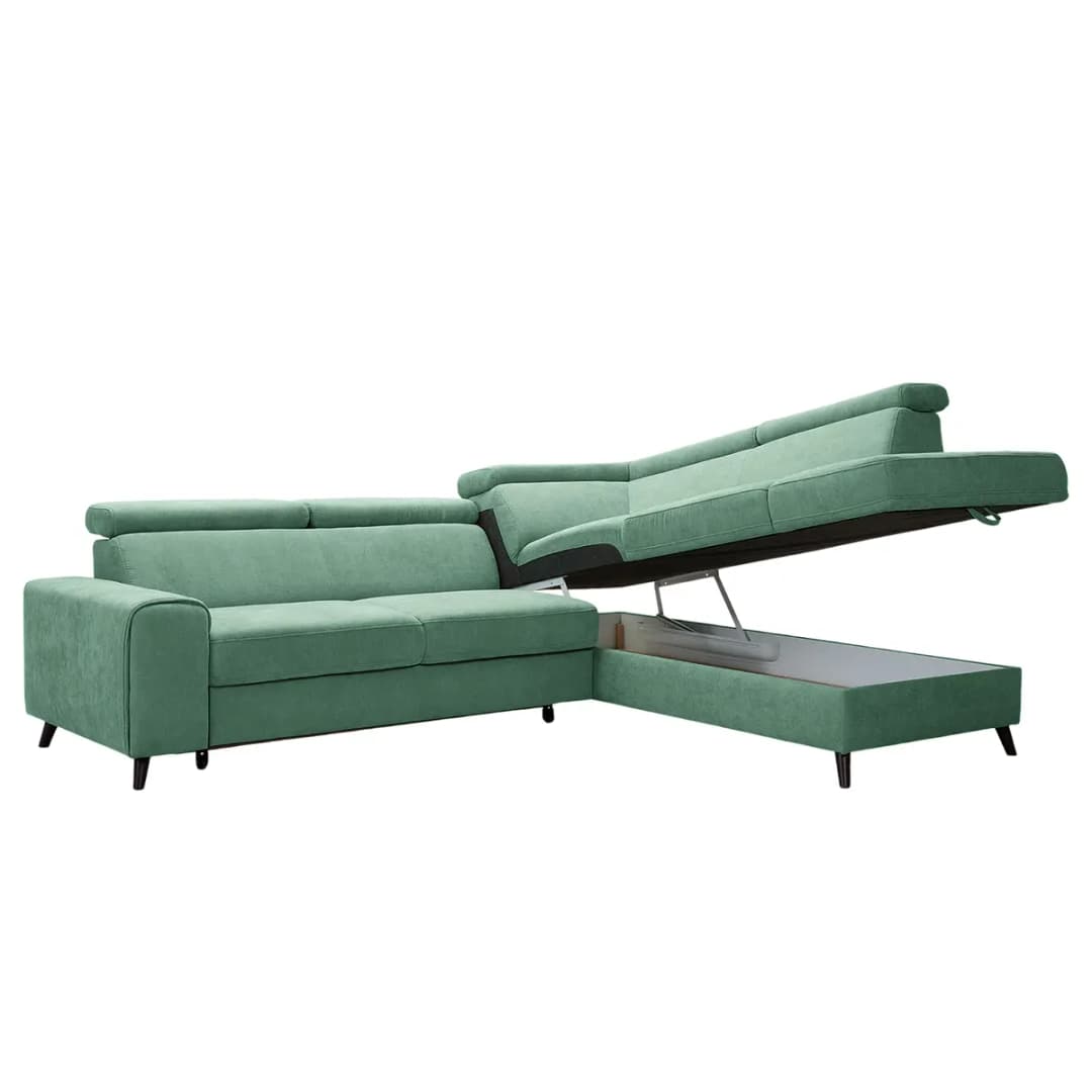 Ecksofa Cadima | Grün