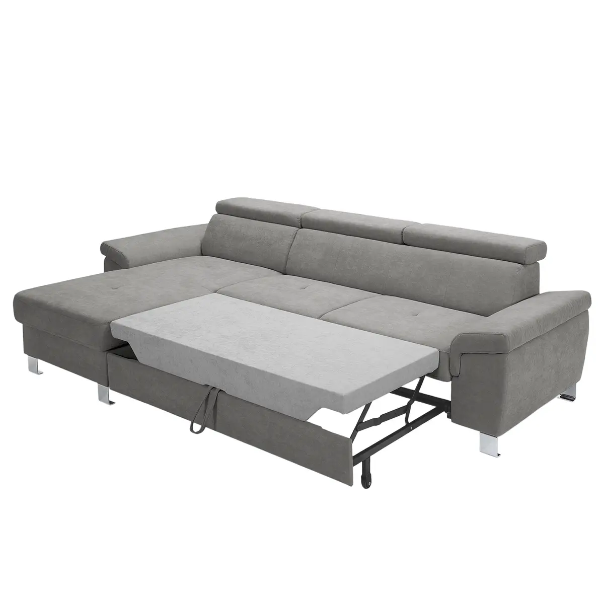 Ecksofa Busene | Grau