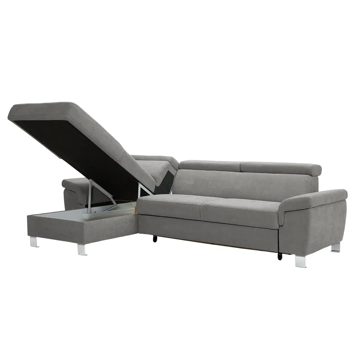 Ecksofa Busene | Grau