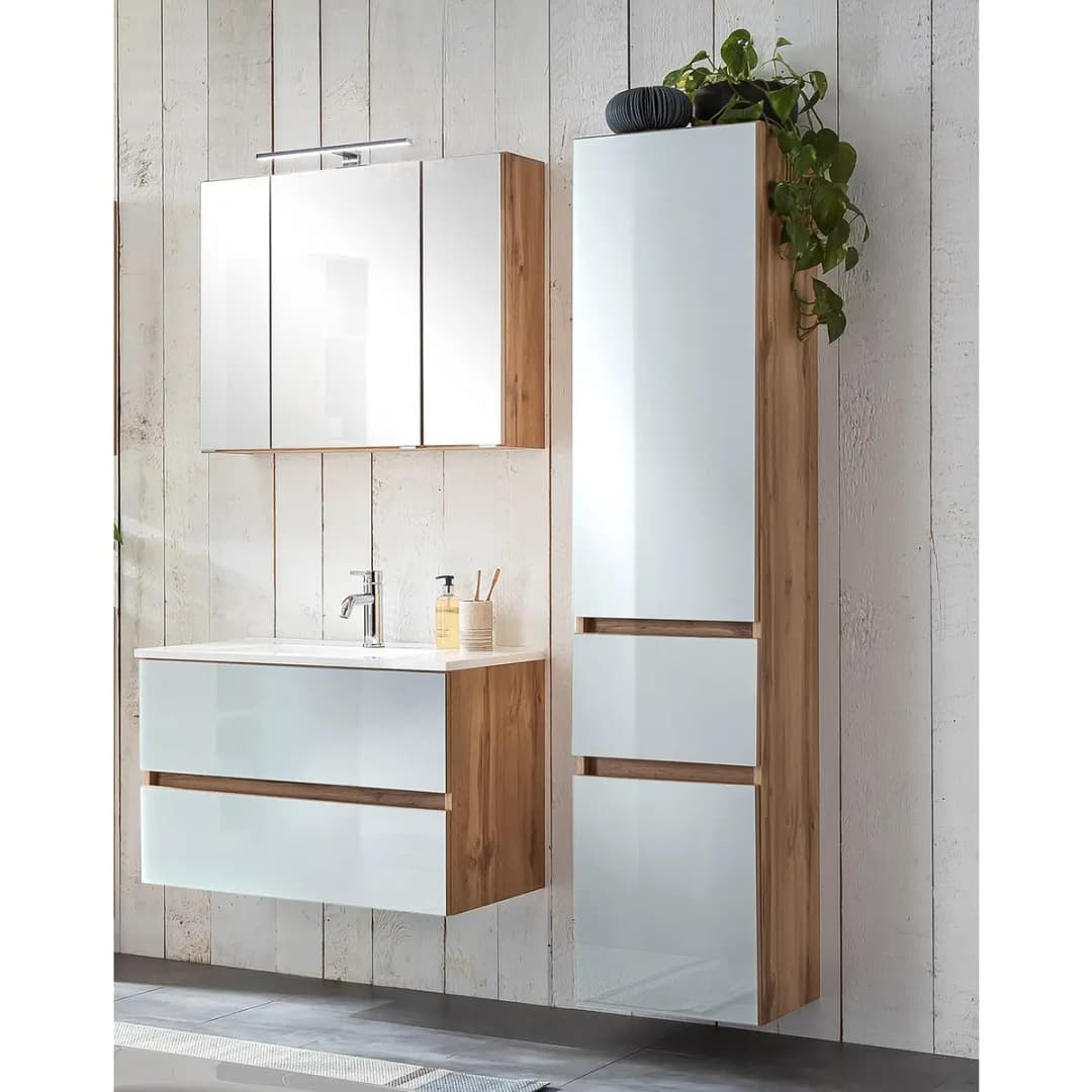 Badezimmerset Tira II 3-teilig | Weiß