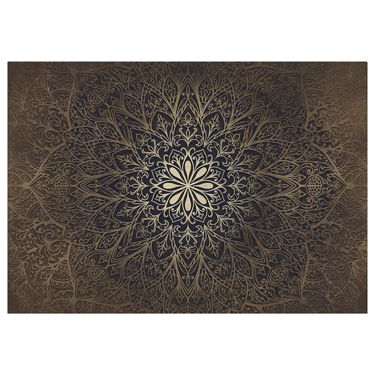 Vlies Fototapete Mandala Gold | Braun