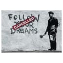 Fototapete Dreams Cancelled (Banksy) | Grau
