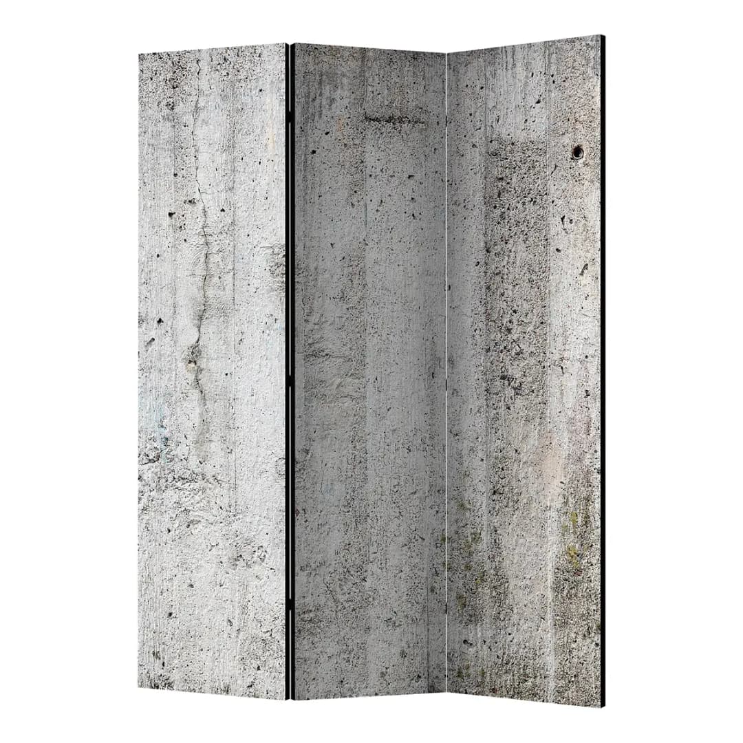 Paravent Grauer Imperator Fleece Grau 135 x 172cm 3-teilig