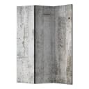 Paravent Grauer Imperator Fleece Grau 135 x 172cm 3-teilig