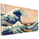 Wandbild The Great Wave off Kanagawa | Blau
