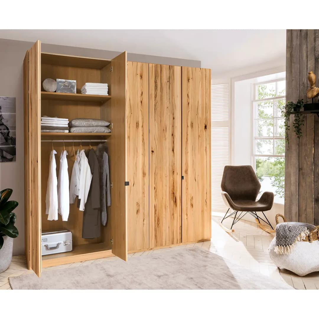 Drehtürenschrank I 250 x 216cm Braun/Kernbuche | Holztöne