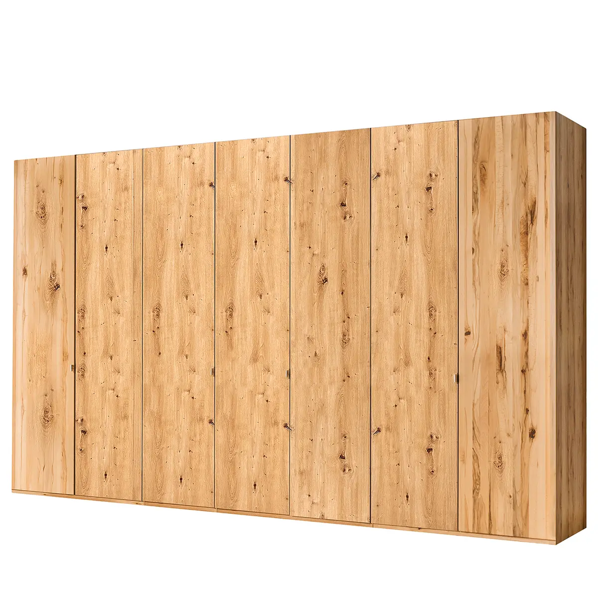 Drehtürenschrank I 350 x 216cm Braun/Kernbuche | Holztöne
