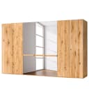 Drehtürenschrank V 216cm Braun 3 Spiegeltüren | Braun