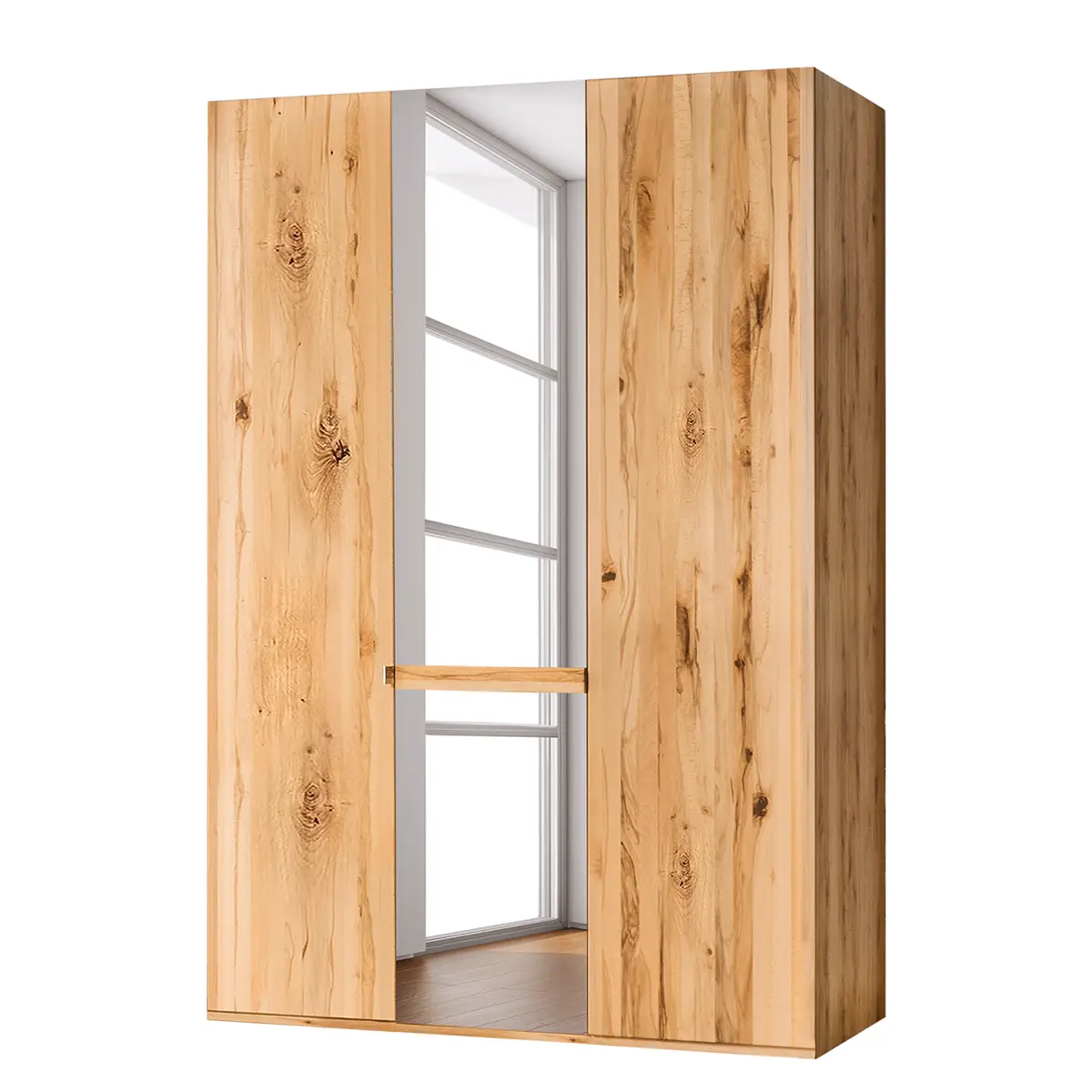 Drehtürenschrank II 150 x 236cm Braun | Braun