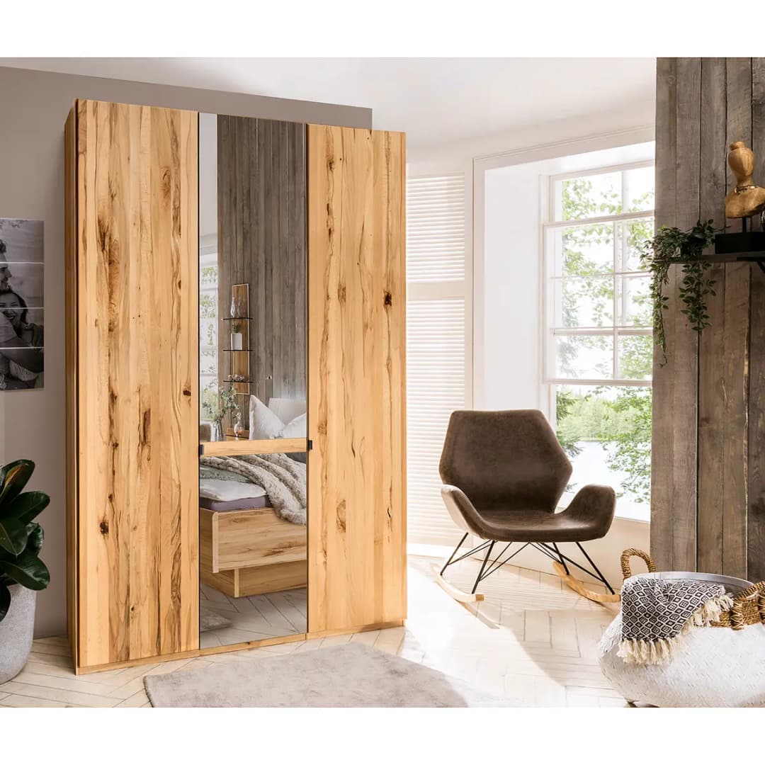 Drehtürenschrank II 150 x 236cm Braun | Braun