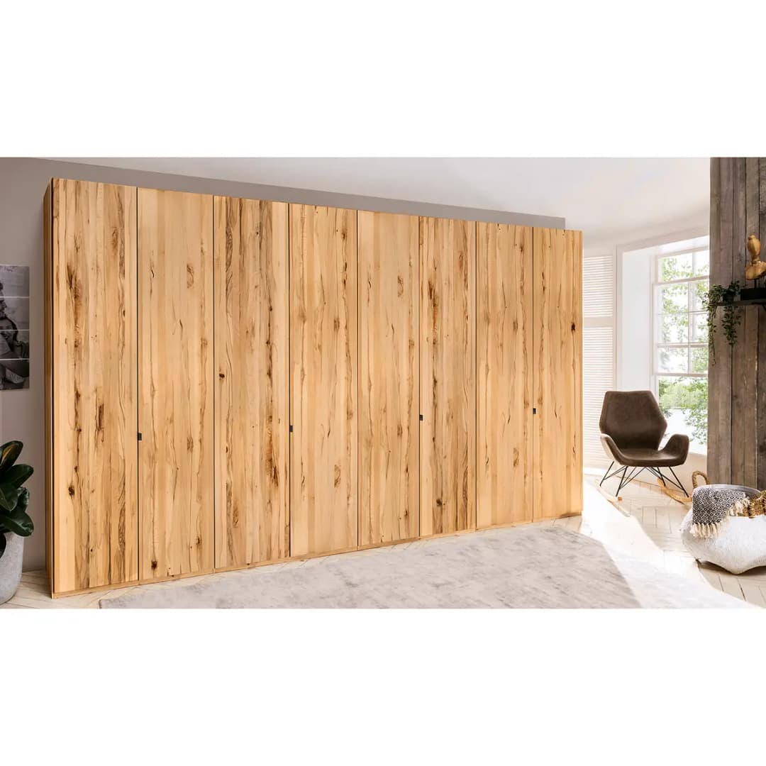 Drehtürenschrank I 400 x 236cm Braun/Kernbuche | Holztöne