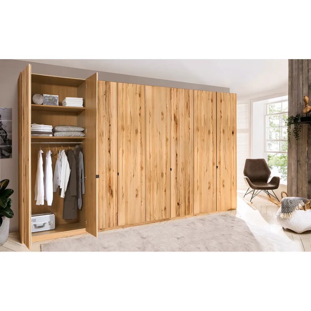 Drehtürenschrank I 400 x 236cm Braun/Kernbuche | Holztöne