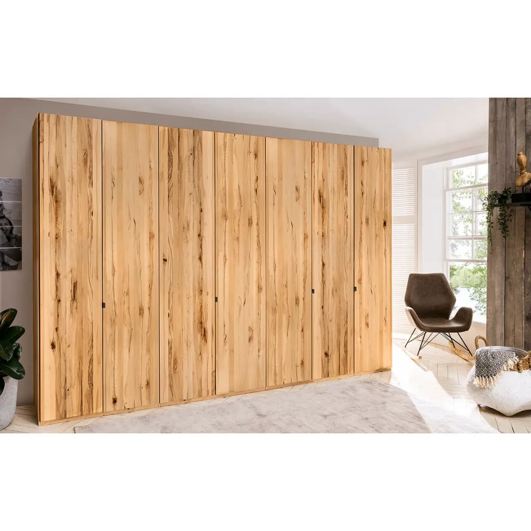 Drehtürenschrank I 350 x 236cm Braun/Kernbuche | Holztöne