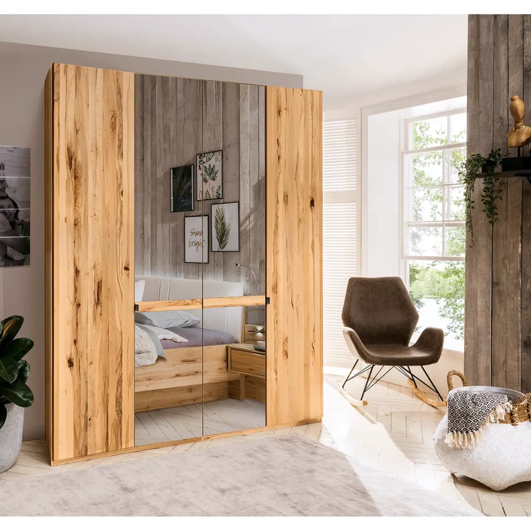Drehtürenschrank II 200 x 236cm Braun | Braun
