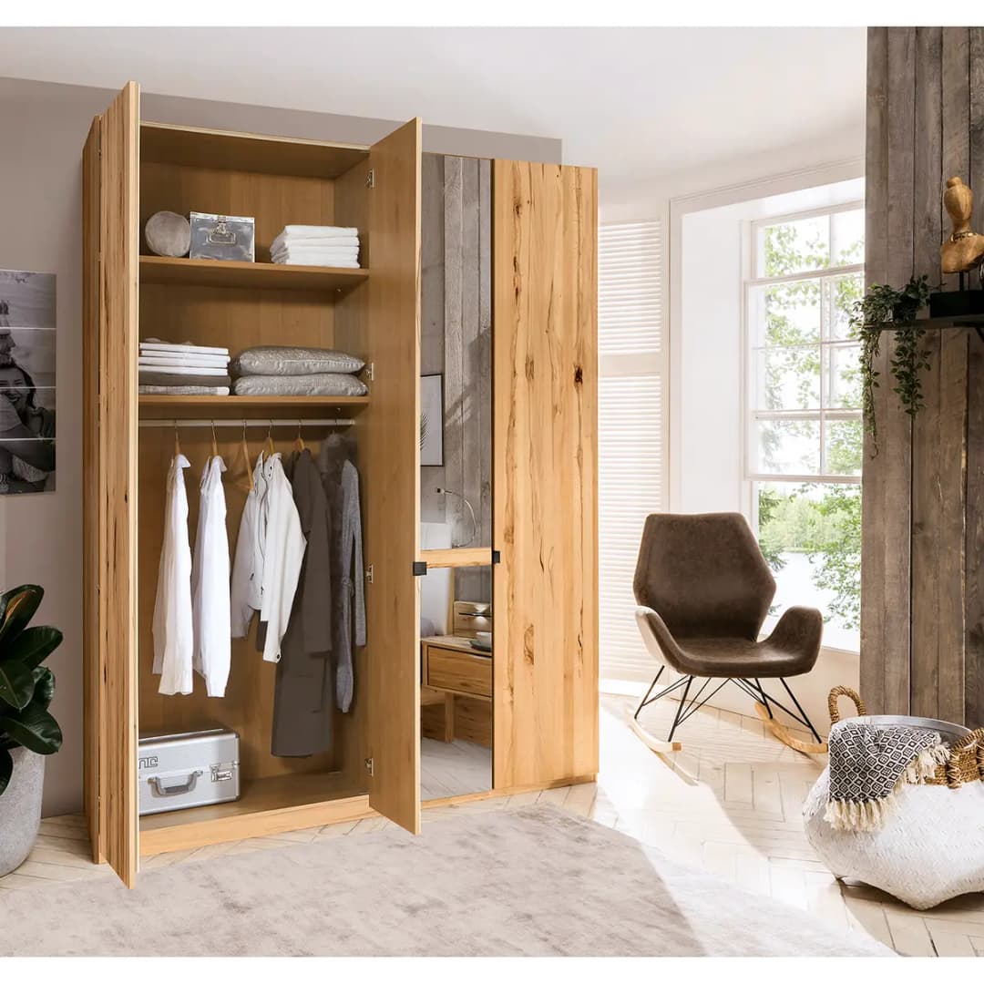 Drehtürenschrank II 200 x 236cm Braun | Braun