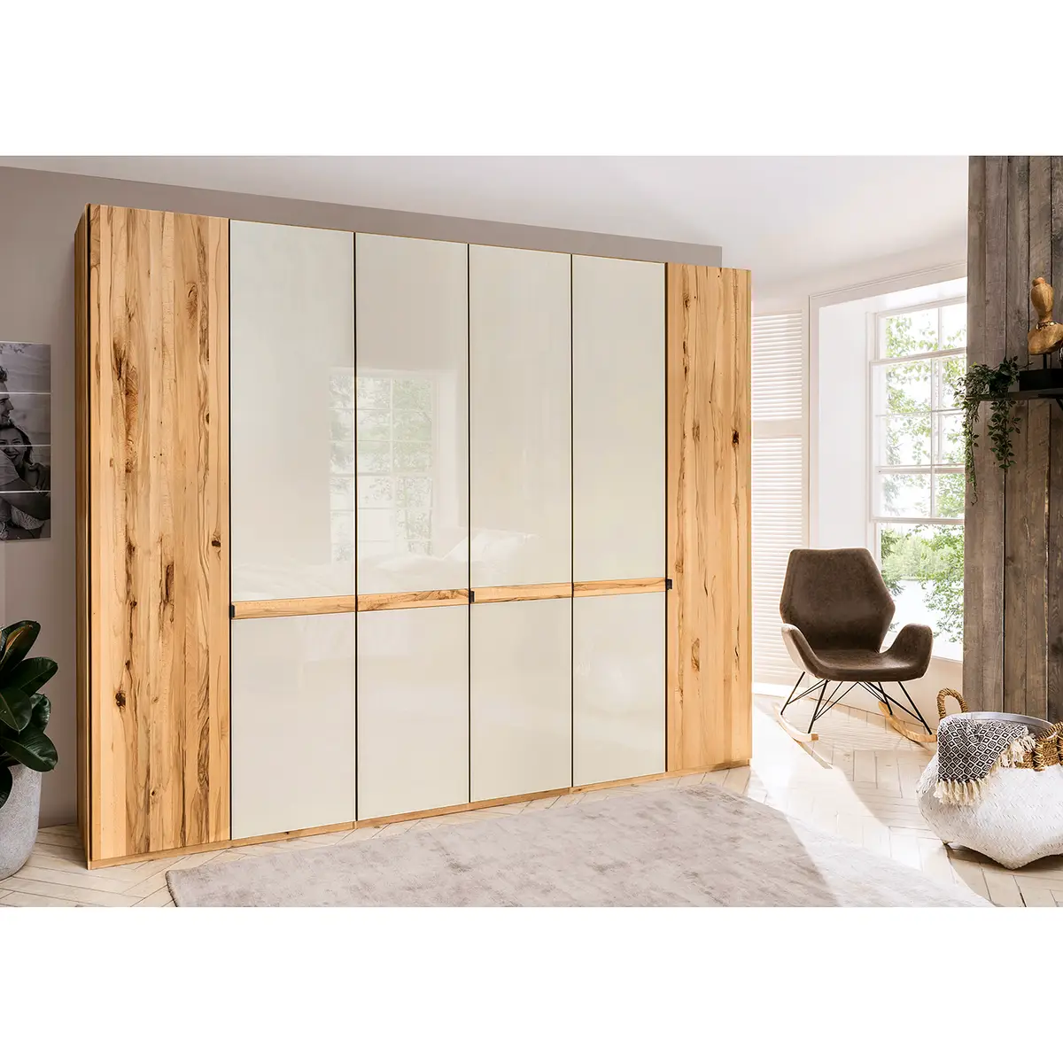 Drehtürenschrank I 300 x 236cm | Braun