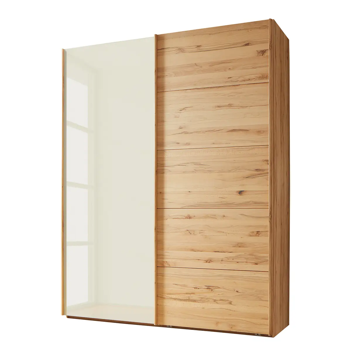 Schwebetürenschrank I 236cm Braun/Beige | Braun