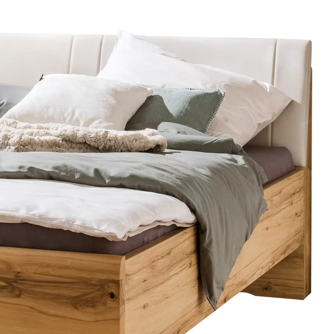 Massivholzbett I 200 x 220cm | Braun